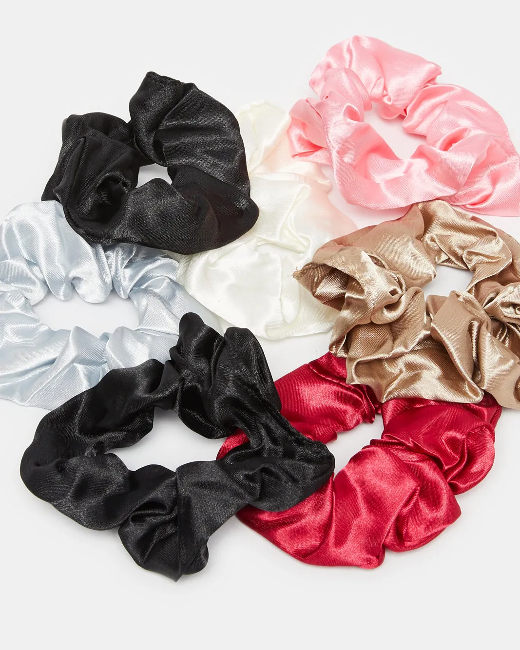 Women Assorted Plain Scrunchy Set (7 Piece) sold by Redtag product image thumbnail 3