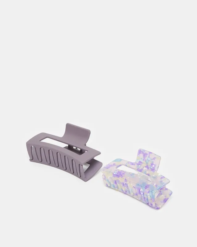 Women Assorted Hair Claw Set (Pack of 2) sold by Redtag