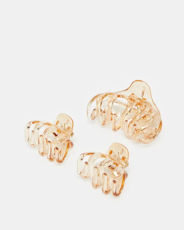 Women Pink Hair Clip Set (3 Piece) sold by Redtag
