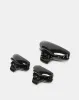 Women Black Hair Clip Set (3 Piece) sold by Redtag