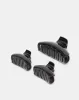 Women Black Hair Clip Set (3 Piece) sold by Redtag