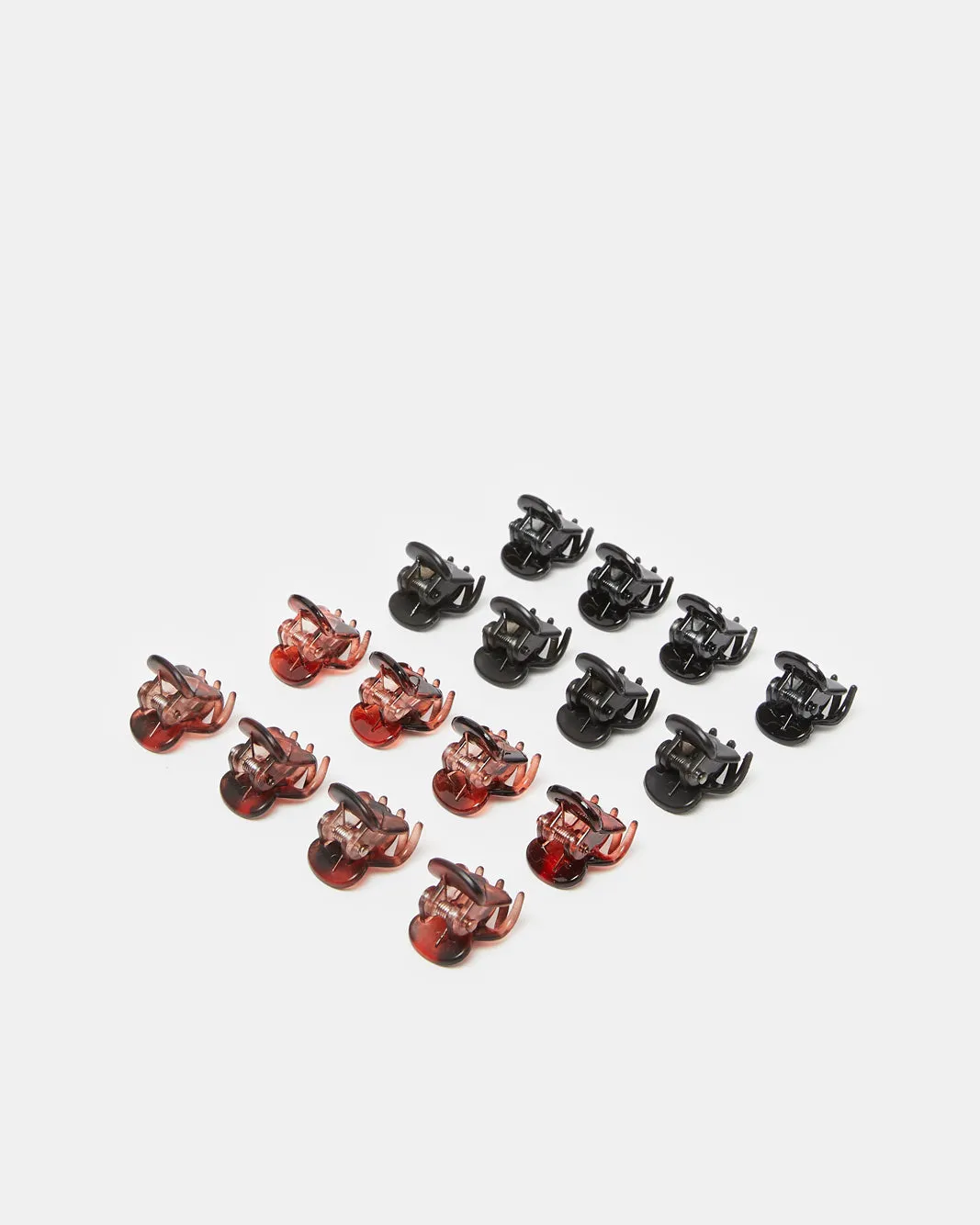 Women Black And Brown Hair Clutches Set (Pack of 12) sold by Redtag product image thumbnail 2