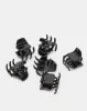 Women Black Mini Hair Clips Set (6 Piece) sold by Redtag