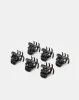 Women Black Mini Hair Clips Set (6 Piece) sold by Redtag