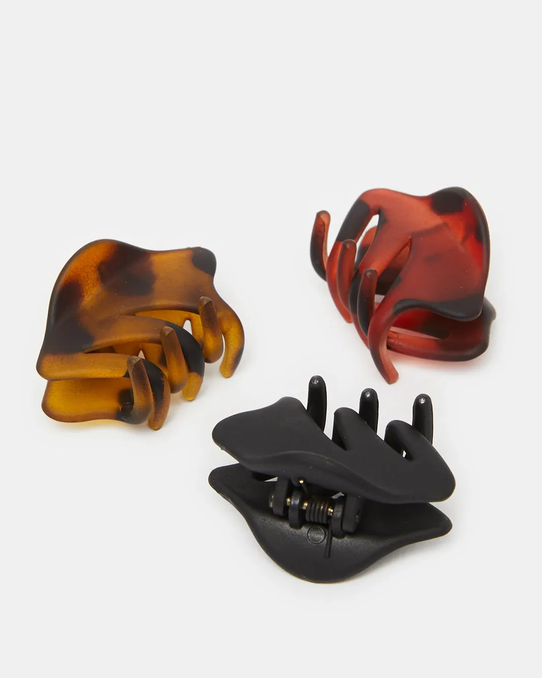 Women Black And Brown Hair Clutches Set (12 Piece) sold by Redtag product image thumbnail 3