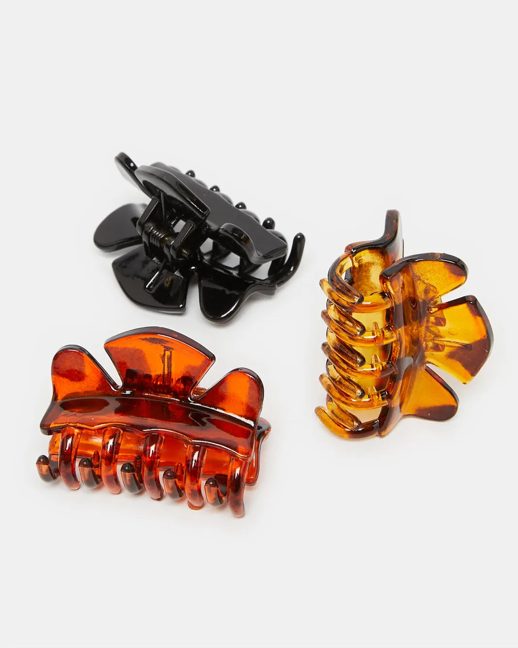 Women Assorted Jaw Clip Set (Pack of 3) sold by Redtag product image thumbnail 3