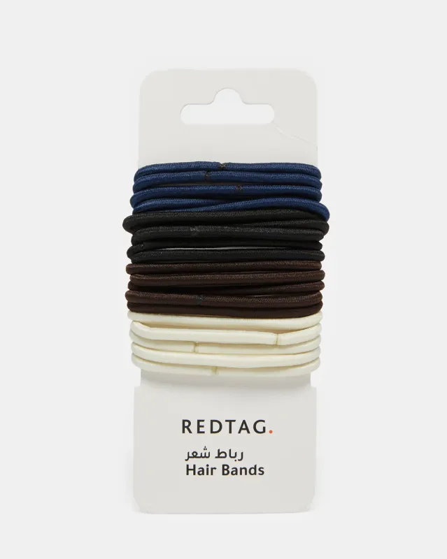 Women Assorted Hair Elastic Bands Set (Pack of 20 ) sold by Redtag