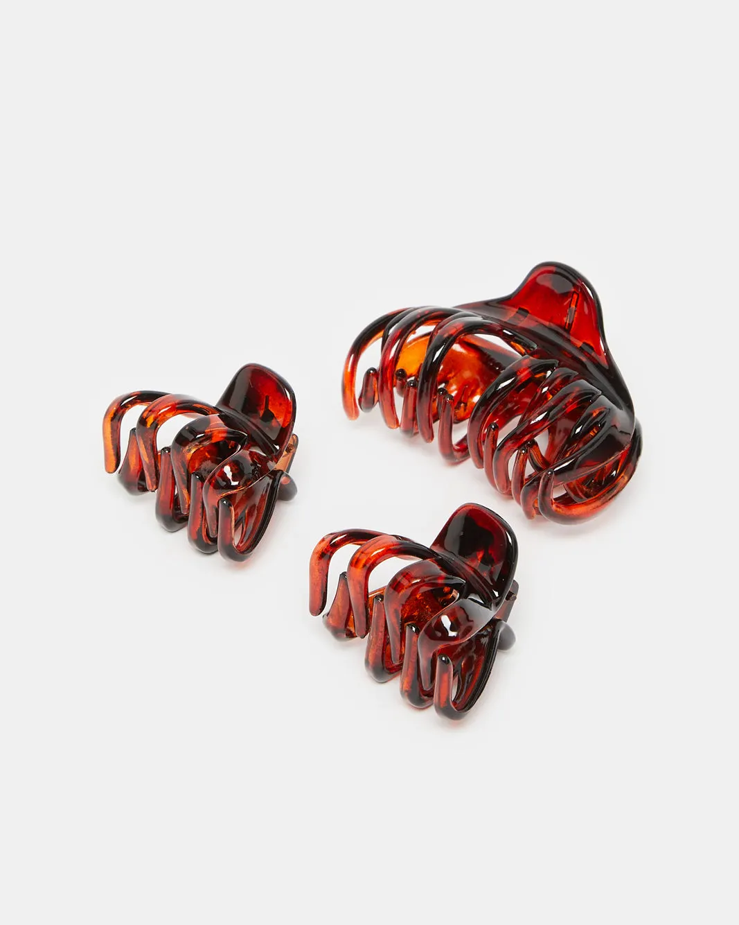 Women Brown Hair Clip Set (Pack of 3) sold by Redtag