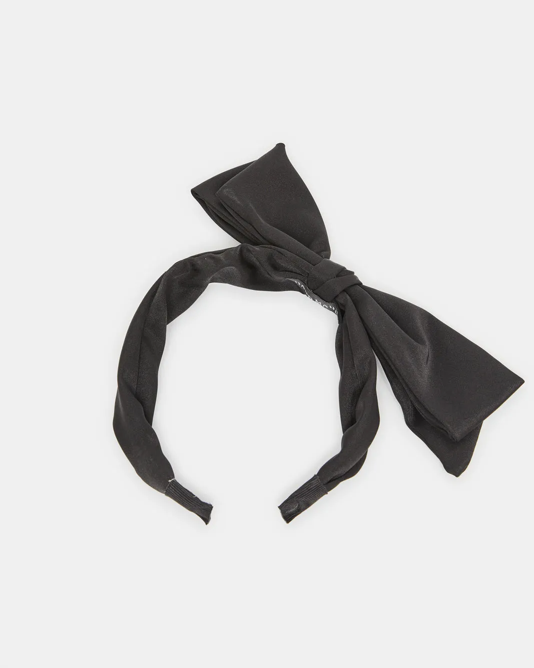 Women Black Bow Embellished Headband sold by Redtag