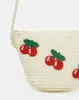 Girls Beige Cherry Embellished Bag sold by Redtag