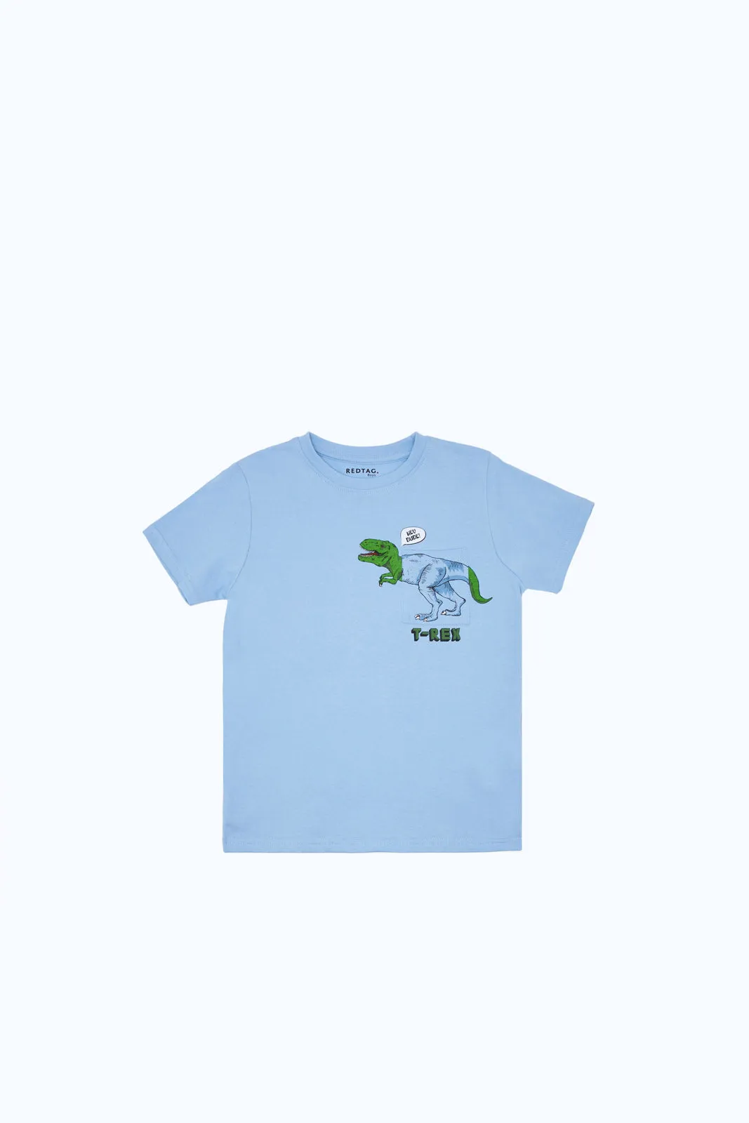 Boys Blue Printed T-Shirt sold by Redtag
