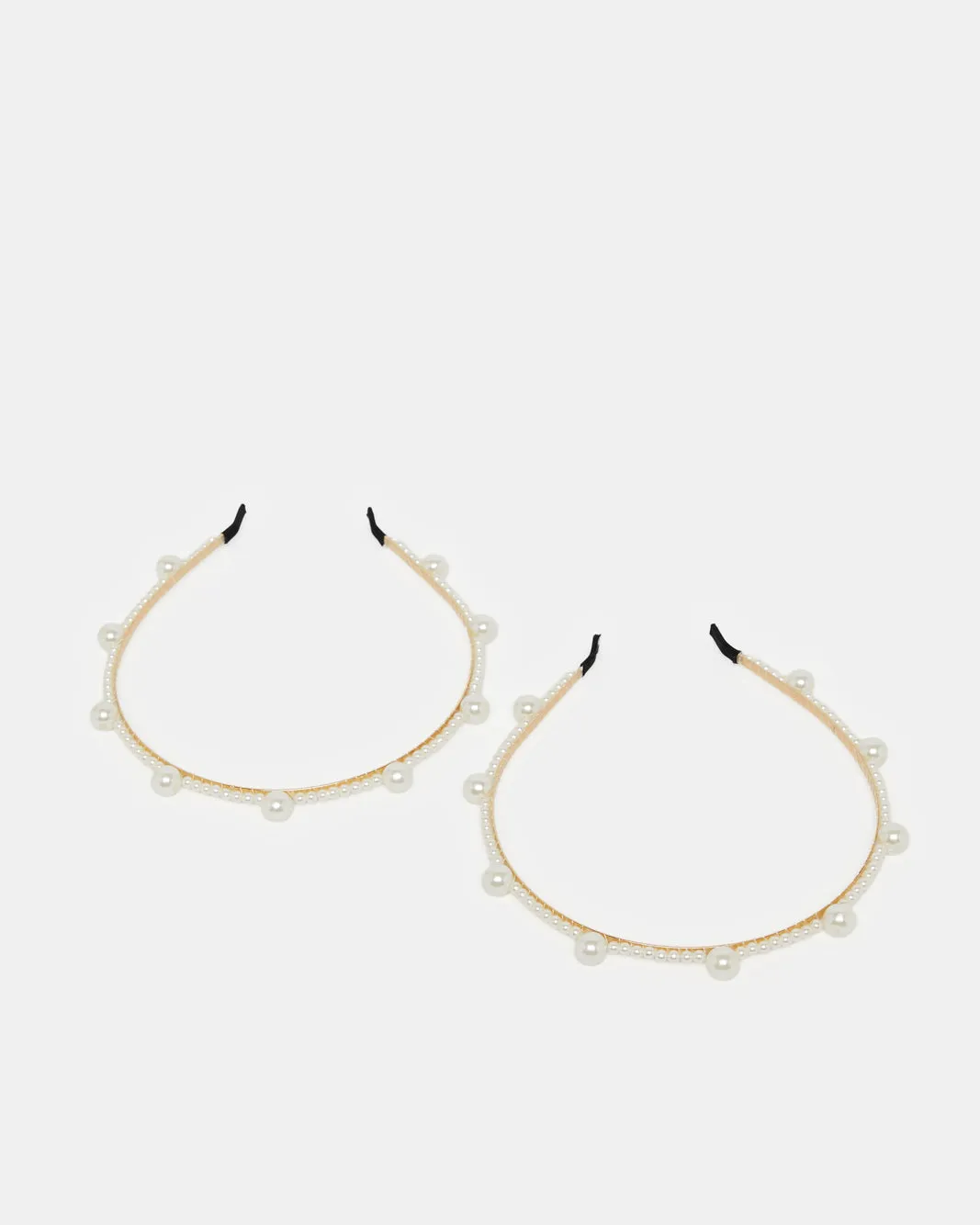 Women White Embellished Headband Set (2 Piece) sold by Redtag