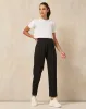 Women Black Solid Active Pants sold by Redtag