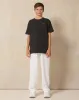 Senior Boys Black Spandex Loose Fit T-shirt sold by Redtag
