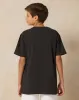 Senior Boys Black Spandex Loose Fit T-shirt sold by Redtag
