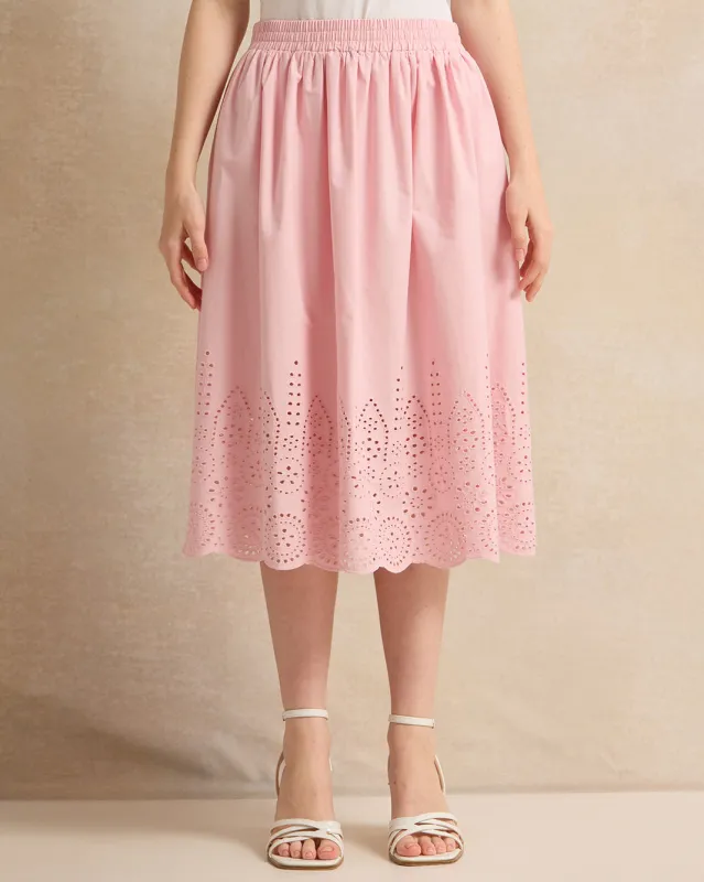 Senior Girls Pink Embellished Skirt sold by Redtag