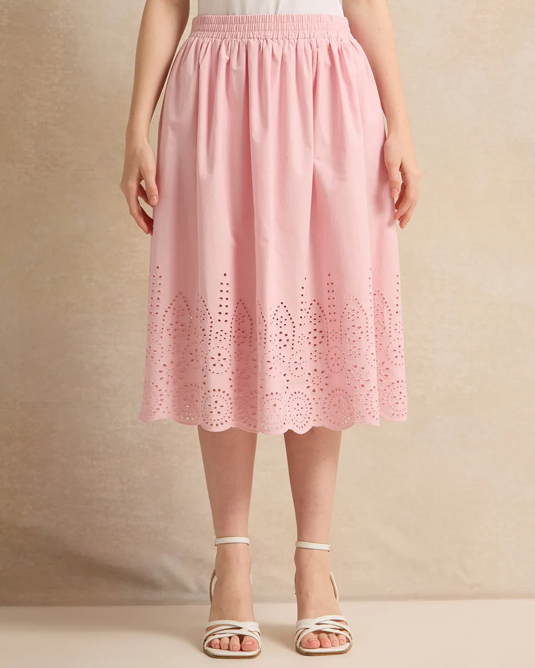 Senior Girls Pink Embellished Skirt sold by Redtag