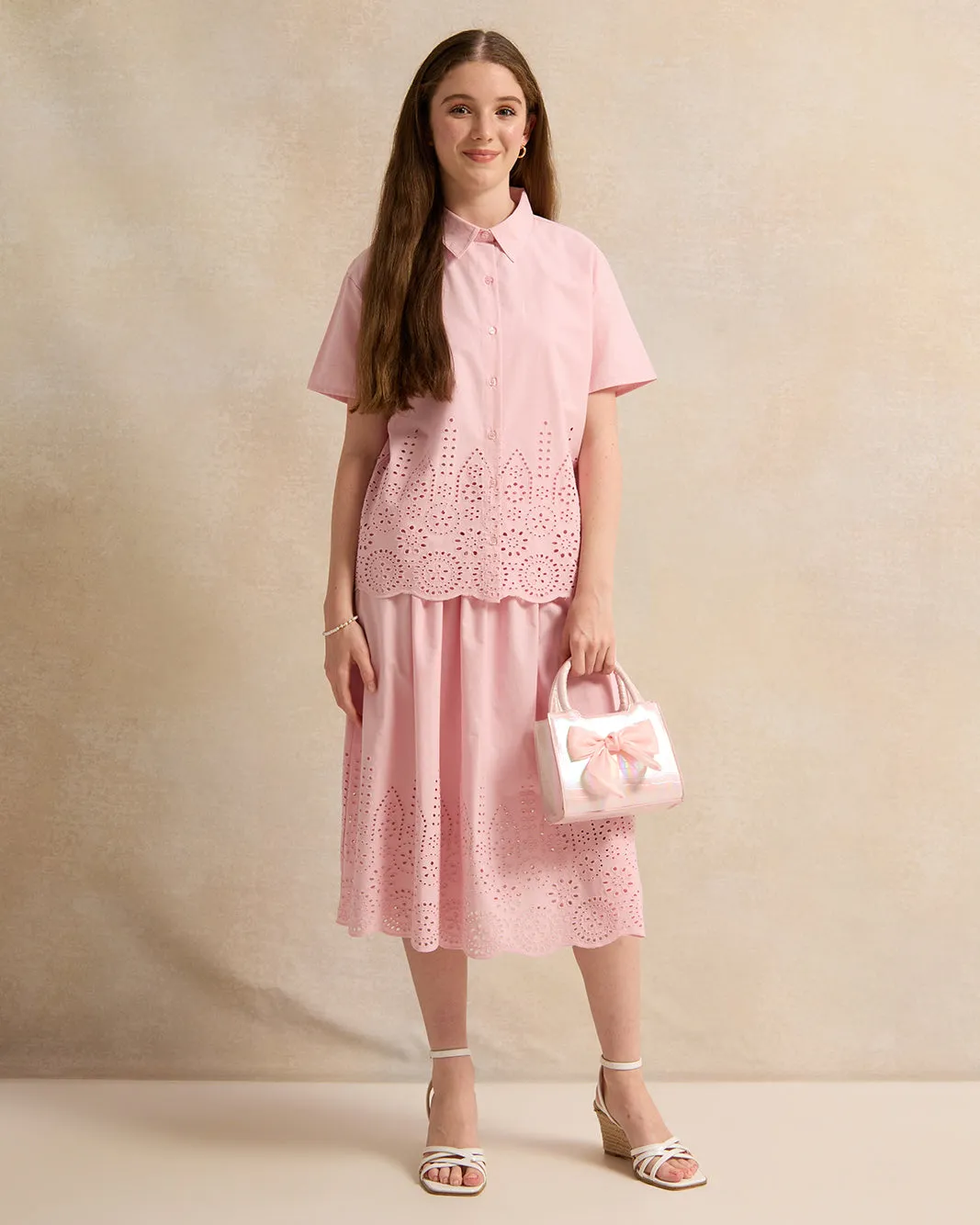 Senior Girls Pink Embellished Top sold by Redtag product image thumbnail 2