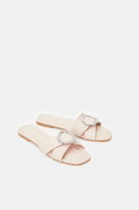 Women Ivory Embellished Mule sold by Redtag