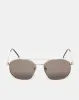 Men Black And Silver Hexagonal Sunglasses sold by Redtag