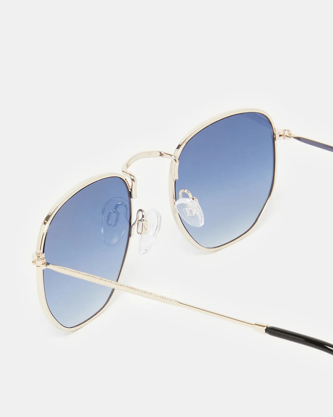 Men Blue Hexagonal Sunglasses sold by Redtag product image thumbnail 2