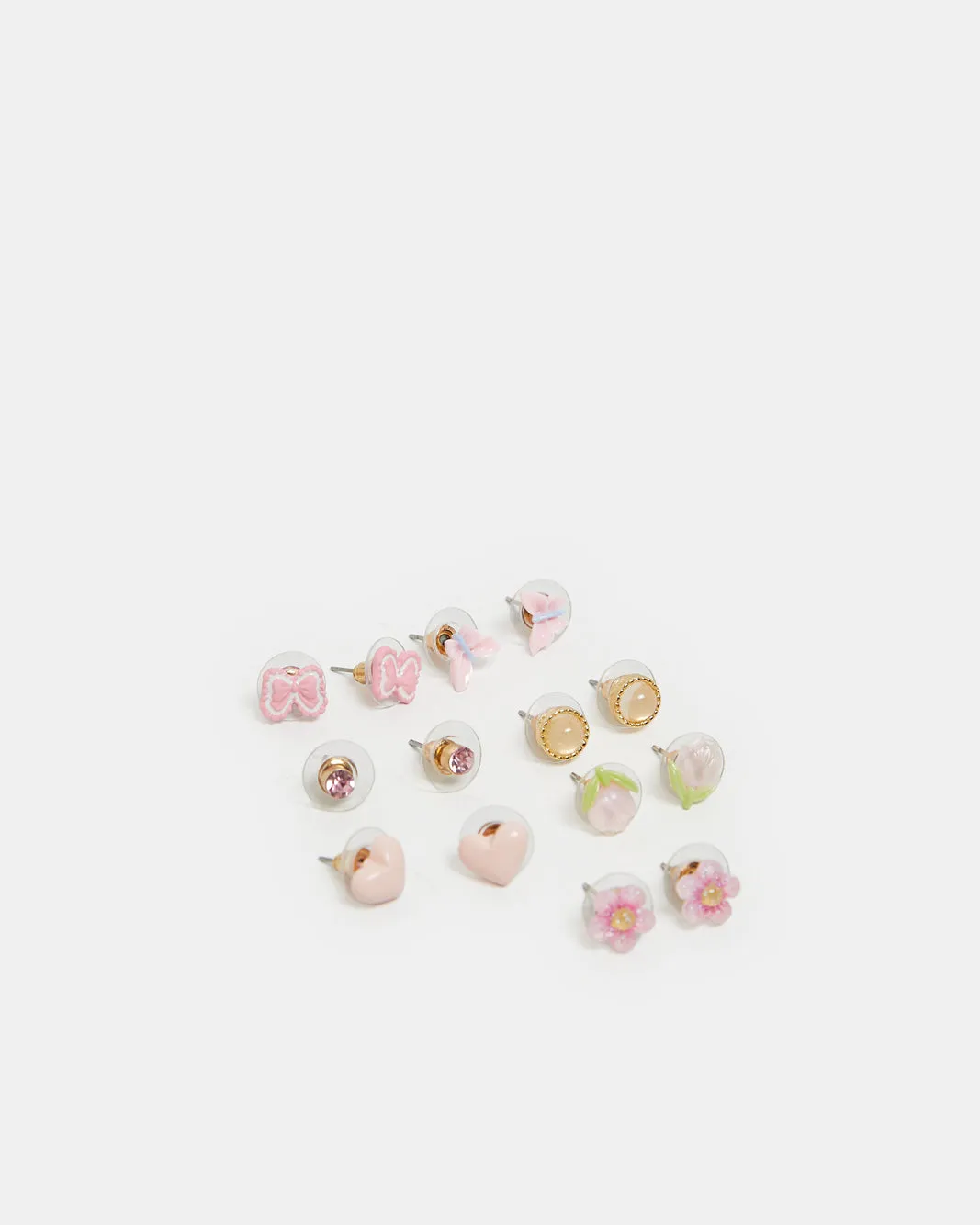 Girls Assorted Embellished Studs (7 Pairs) sold by Redtag product image thumbnail 2
