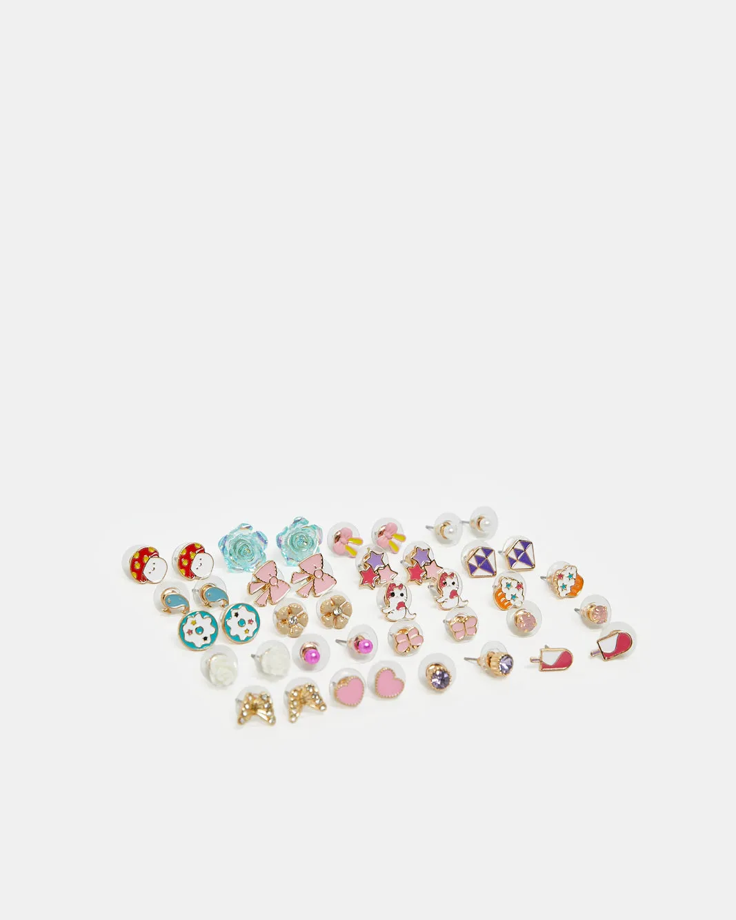 Girls Assorted Embellished Studs (20 Pairs) sold by Redtag product image thumbnail 2