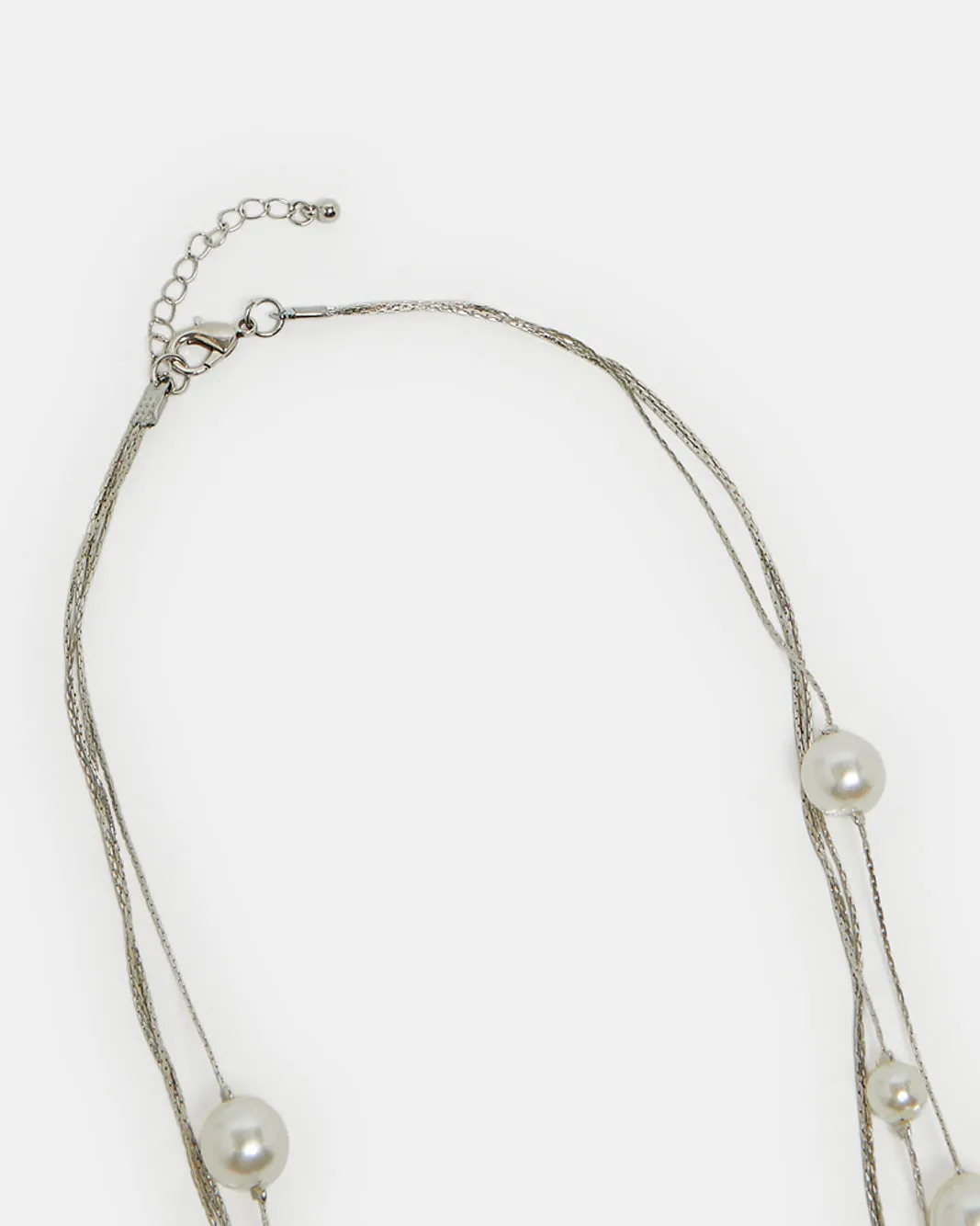 Women Silver Embellished Necklace sold by Redtag product image thumbnail 3