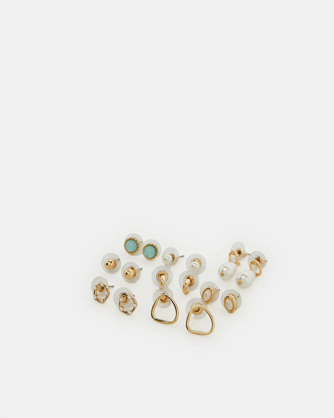 Women Assorted Embellished Earrings (8 Pairs) sold by Redtag product image thumbnail 2