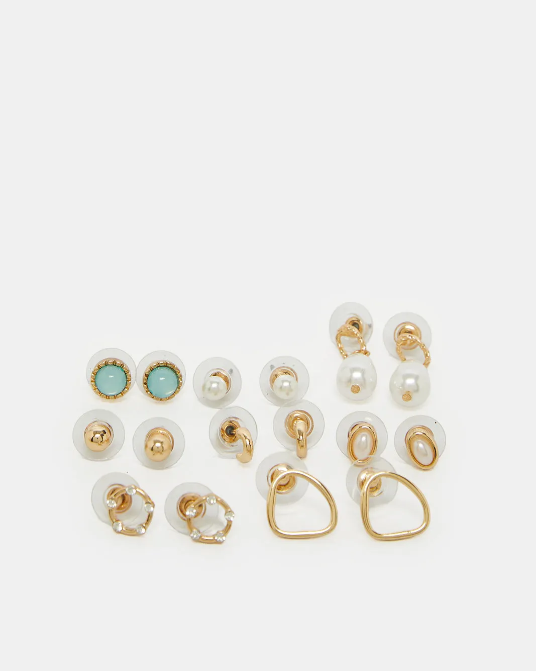 Women Assorted Embellished Earrings (8 Pairs) sold by Redtag product image thumbnail 3