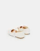 Girls White Textured Ballerina sold by Redtag