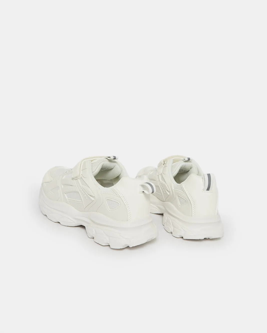 Senior Girls White Velcro Trainer sold by Redtag product image thumbnail 4