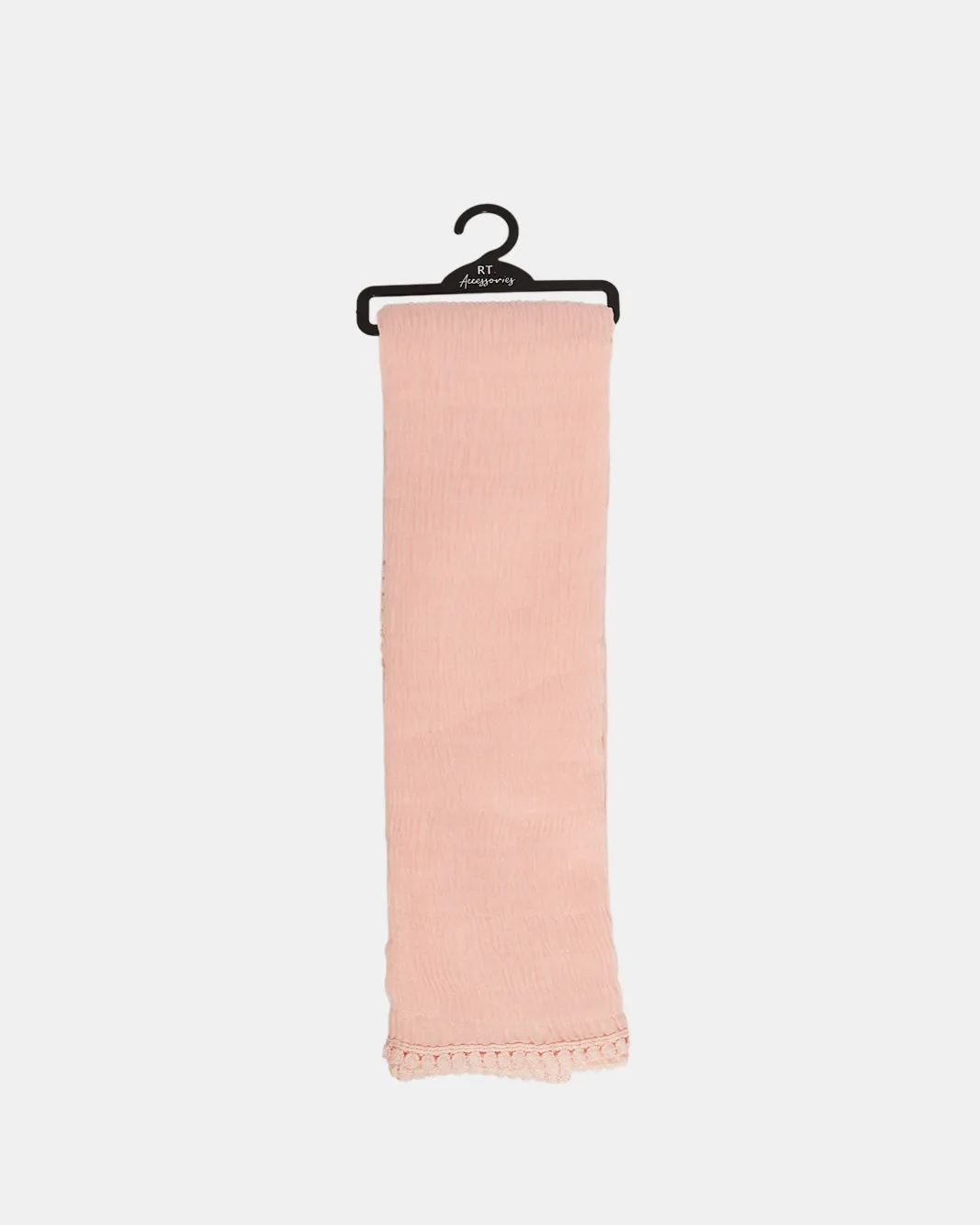 Girls Pink Pleated Scarf sold by Redtag