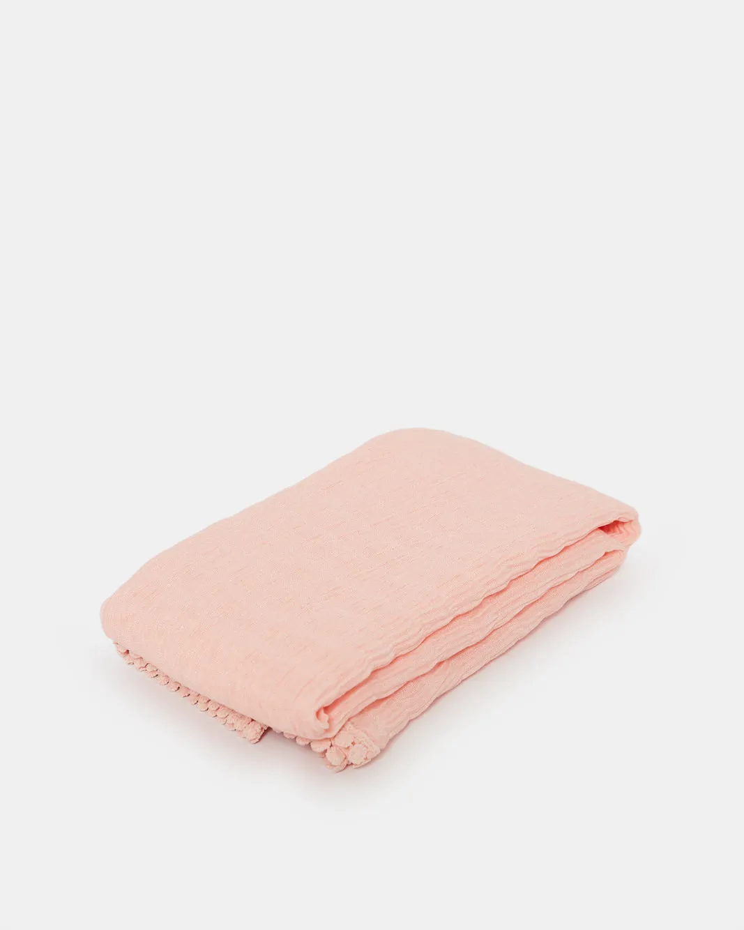 Girls Pink Pleated Scarf sold by Redtag product image thumbnail 2