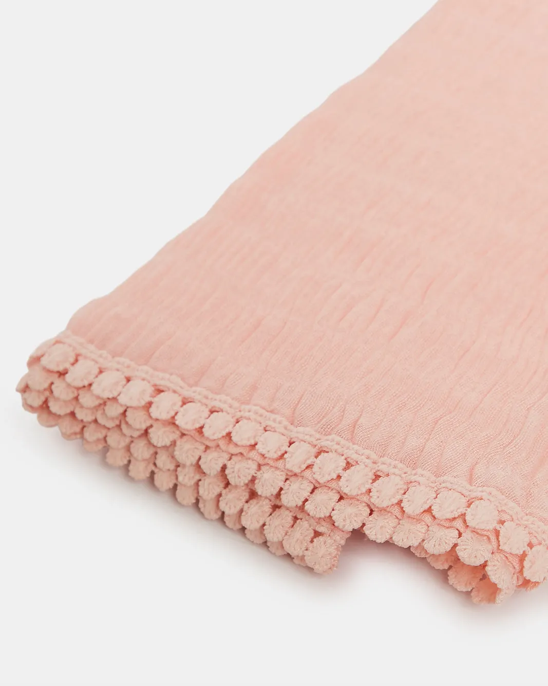 Girls Pink Pleated Scarf sold by Redtag product image thumbnail 3