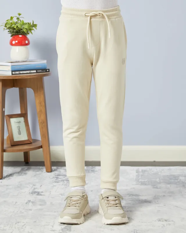 Boys Cream And Olive Active Pants Set (Pack of 2) sold by Redtag