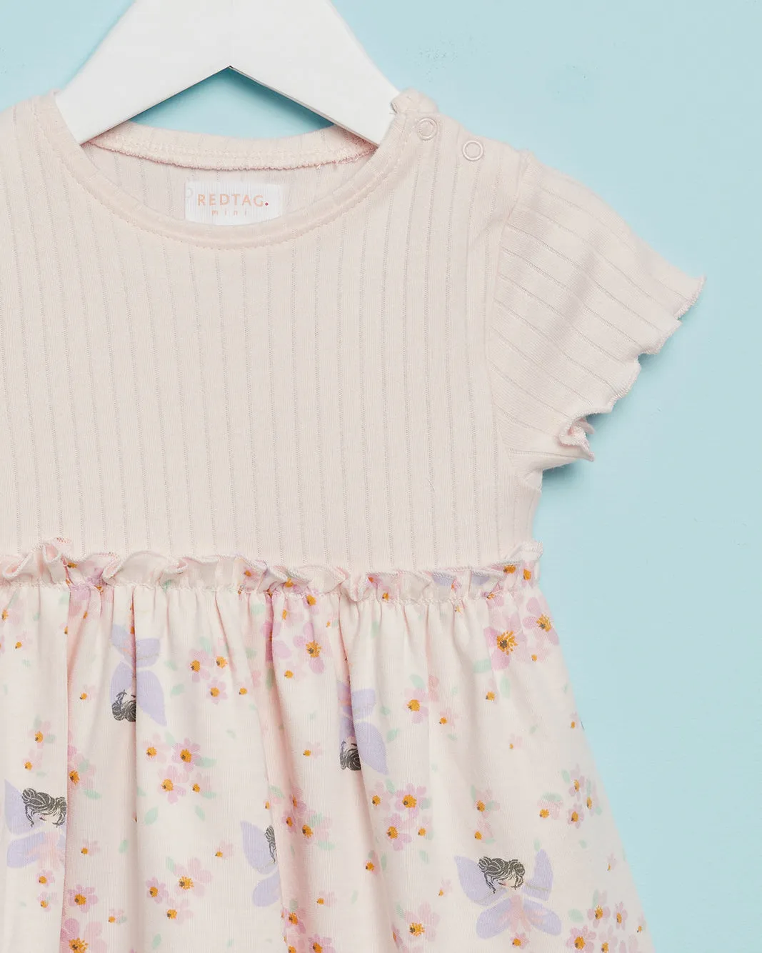 Infant Girls Pink Flora Print Dress sold by Redtag product image thumbnail 2