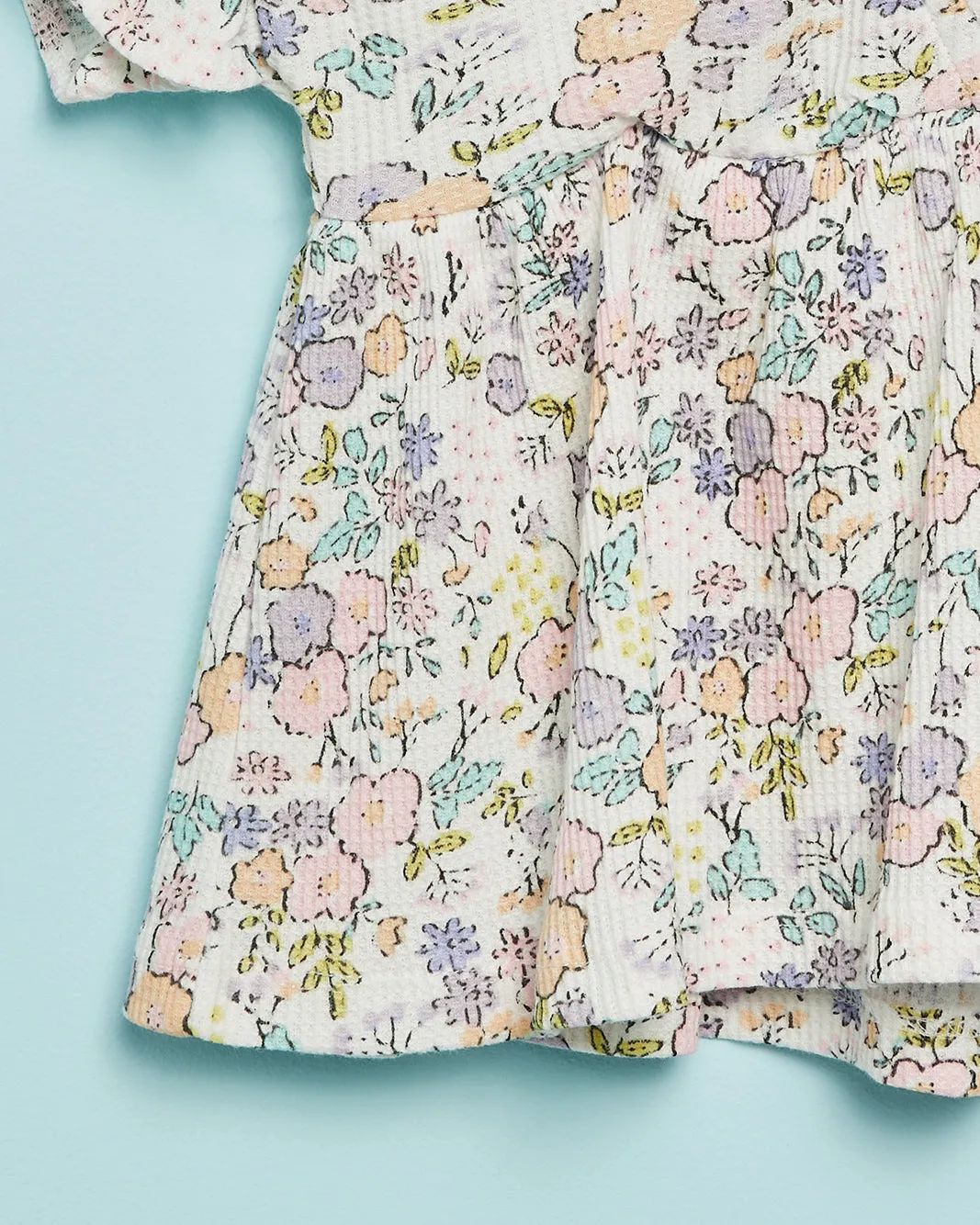 Infant Girls Mint Floral Print Blouse sold by Redtag product image thumbnail 3