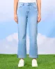 Women Blue Straight Fit Jeans sold by Redtag