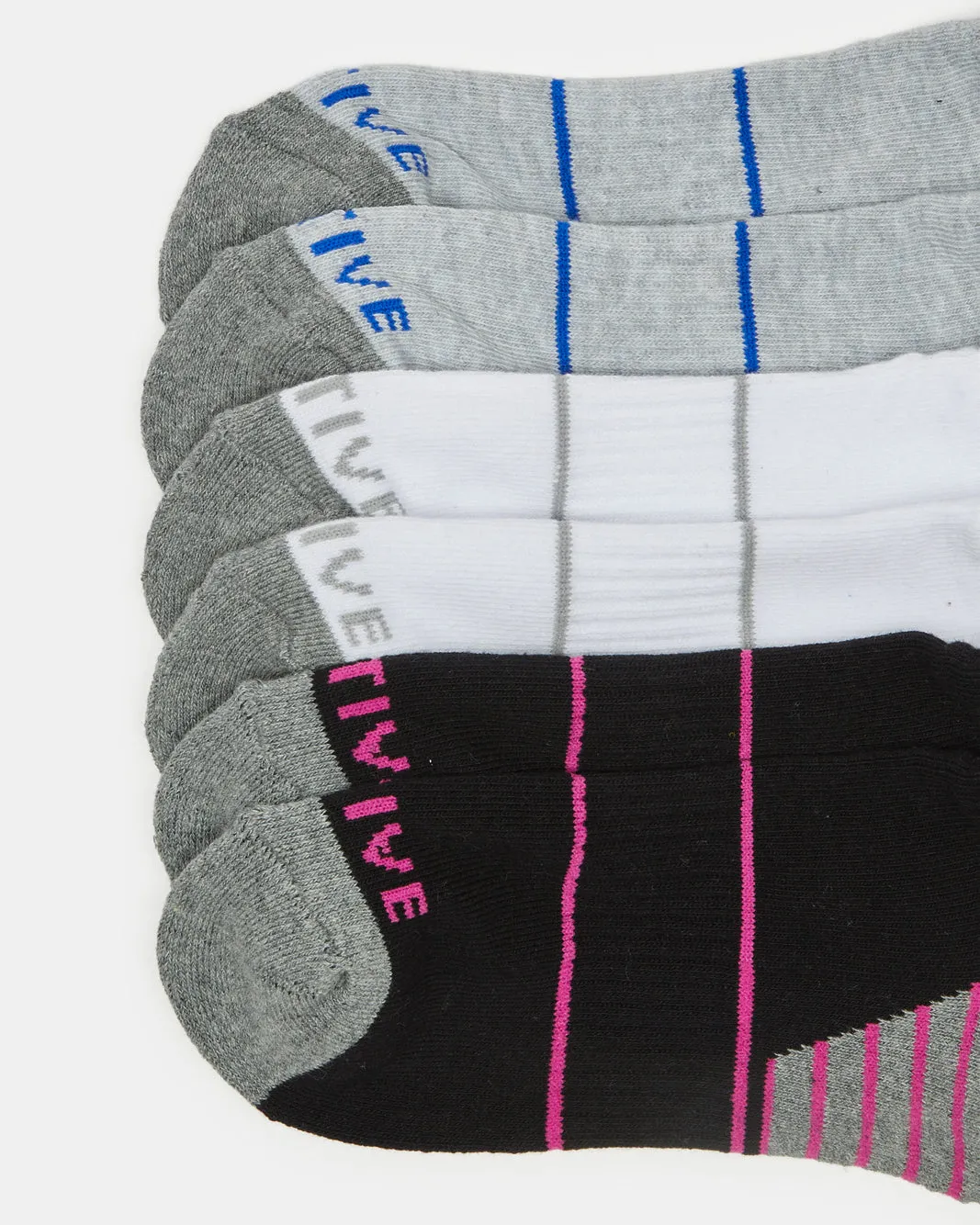 Women Assorted Ankle Length Sports Socks (3 Pairs) sold by Redtag product image thumbnail 2