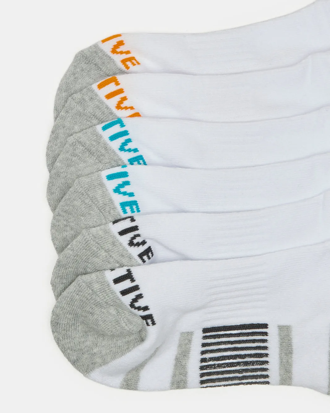 Women White Ankle Length Sports Socks (3 Pairs) sold by Redtag product image thumbnail 2