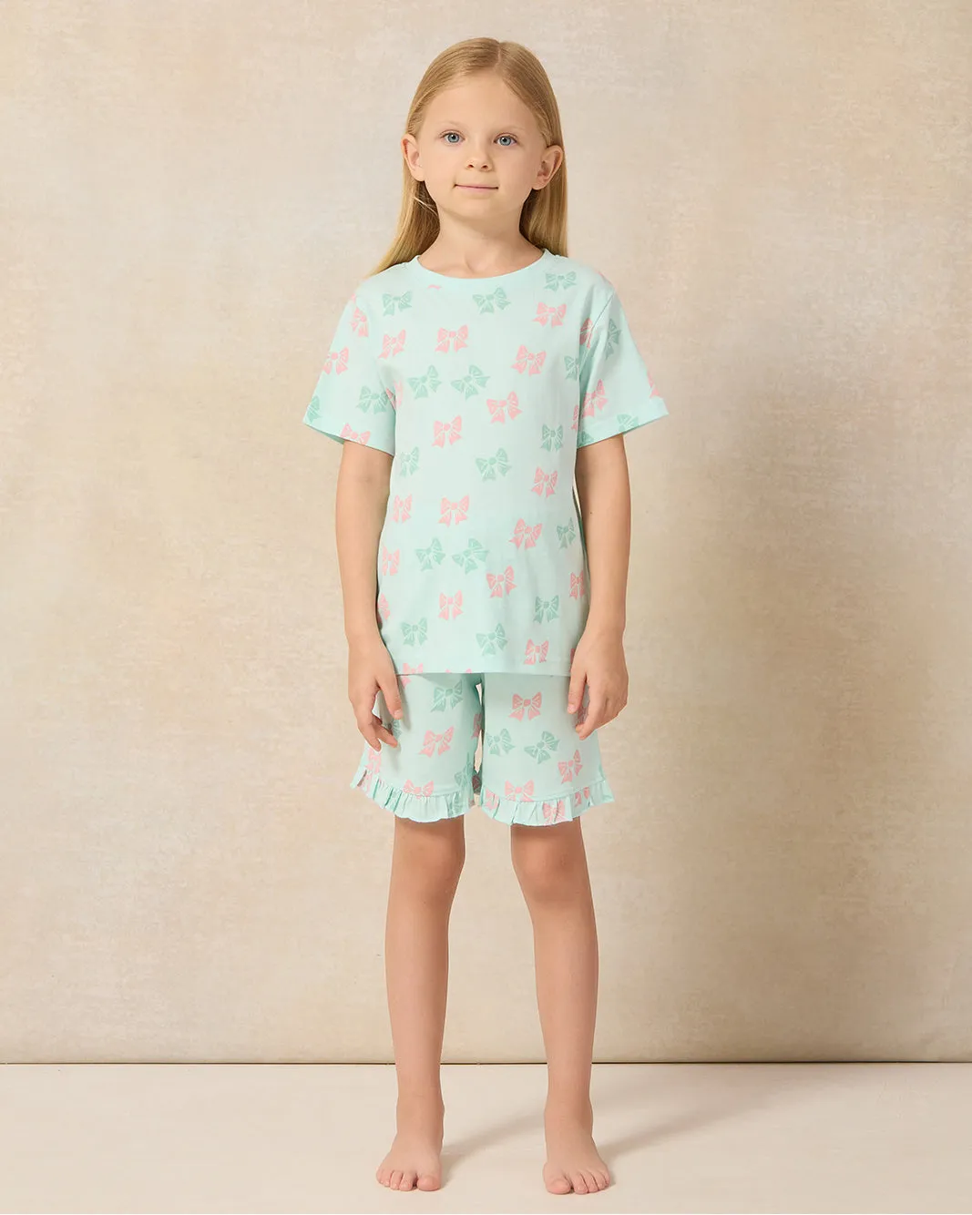 Girls Blue Printed Pyjama Set (2 Piece) sold by Redtag
