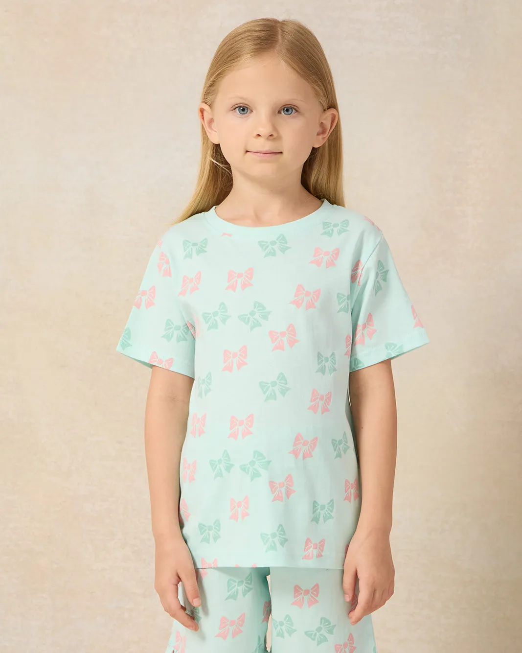 Girls Blue Printed Pyjama Set (2 Piece) sold by Redtag product image thumbnail 2