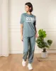 Women Green Placement Print Active T-Shirt sold by Redtag