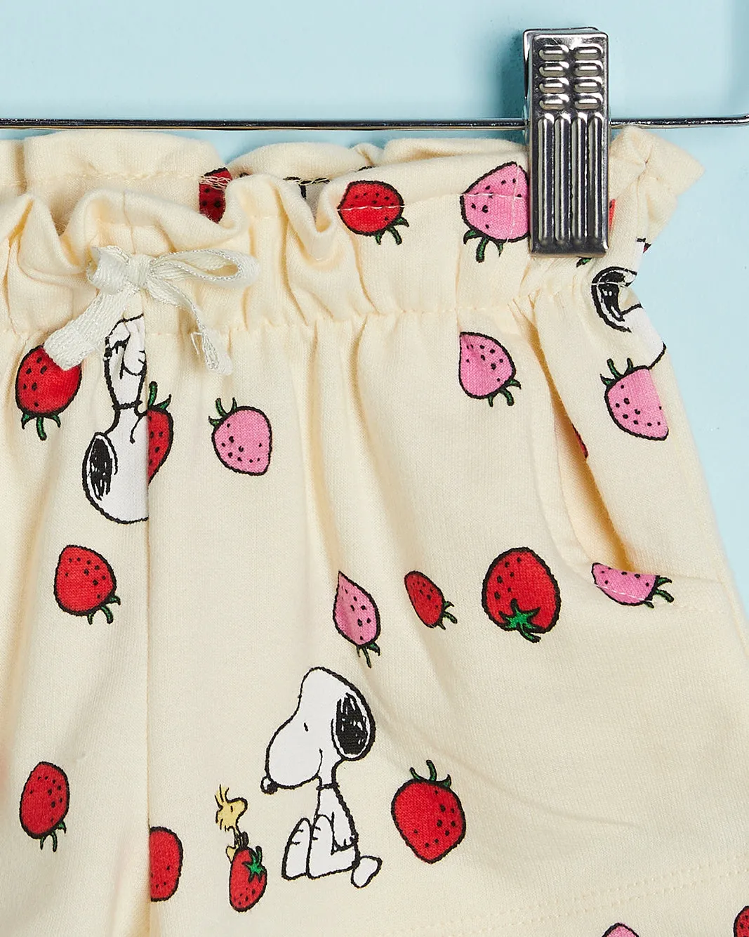 Infant Girls Beige Snoopy Print Shorts sold by Redtag product image thumbnail 2