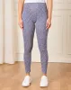 Women Blue Printed Leggings sold by Redtag