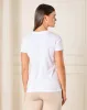 Women Whtie Good Vibes Printed T-Shirt sold by Redtag