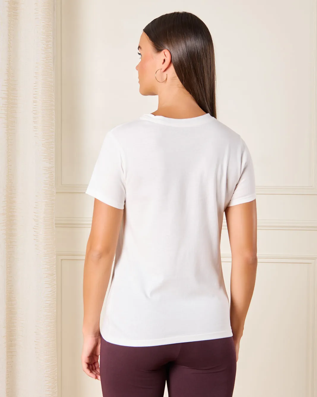 Women White Laguna Beach Print T-Shirt sold by Redtag product image thumbnail 3