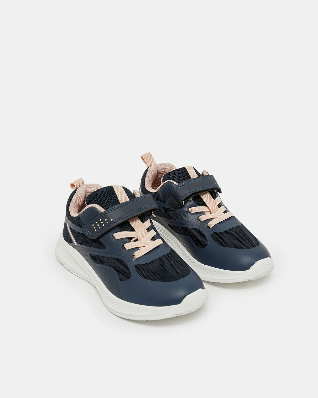 Girls Navy Velcro Trainer sold by Redtag product image thumbnail 2