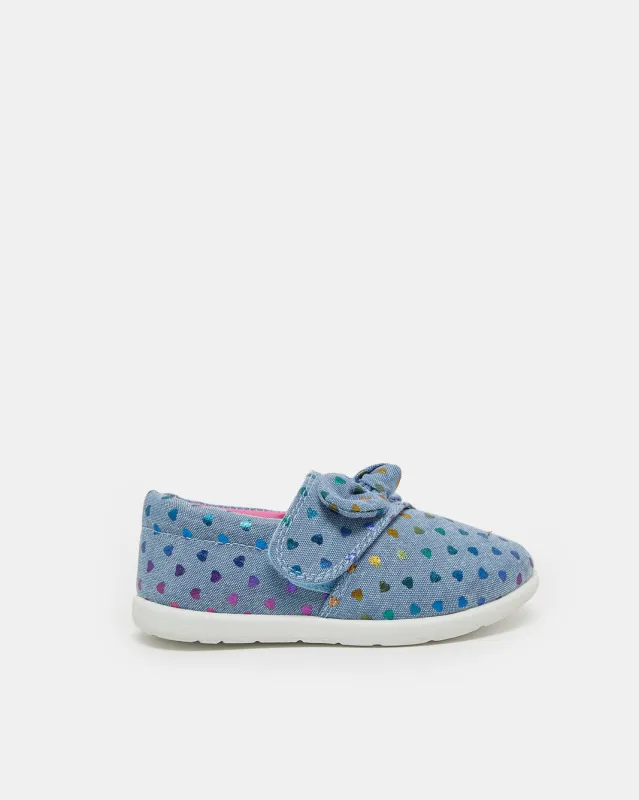 Infant Girls Blue Double Strap Sneaker sold by Redtag